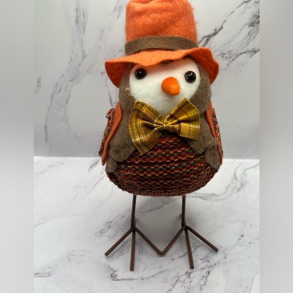 Autumn fall harvest fabric bird - Picture 2 of 6